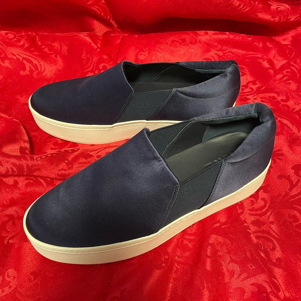 Women's Navy Slip-On Sneakers